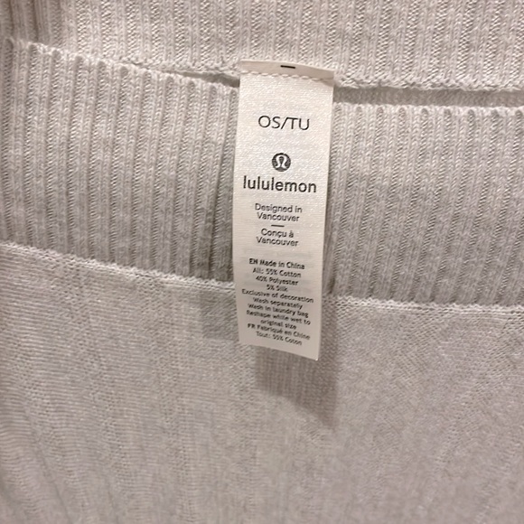 Lululemon Forward Flow Cape Poncho Sweater One Size - Picture 2 of 5